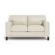 Halwyn Vanilla Leather 65" Loveseat