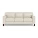 Halwyn Vanilla Leather 89" Sofa