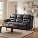 Hazen Black Double Reclining Sofa