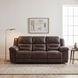 Hazen Dark Brown Double Reclining Sofa