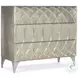 Isadora German Silver Foil Three Drawer Chest