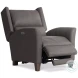 Weller Dark Gray Leather Power Recliner