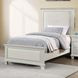 Silver Sands Gray Full Upholstered Panel Bed