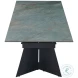 Helen Matte Green Extendable Dining Table
