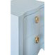 Helena Light Blue Rectangular 2 Drawer Side Table