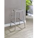 Zena Clear 30" Backless Barstool Set of 2