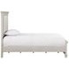 Silver Sands Gray Full Upholstered Panel Bed