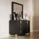 Empire Black Square Dresser Mirror