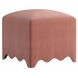 Lowry Dusty Rose Square Ottoman