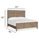 Claremont Smokey Taupe King Panel Bed