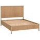 Highland Natural Oak King Panel Bed