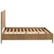 Highland Natural Oak King Panel Bed