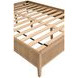 Highland Natural Oak King Panel Bed