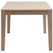 Highland Natural Oak 87" Extendable Rectangular Dining Table