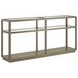 Glaze Quartz Rectangular Glass Top Occassional Table Set