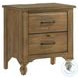 Highland Sand Dune 2 Drawer Nightstand