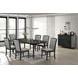 Skyline Gray Upholstered Dining Side Chair Set of 2