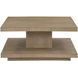 Canyon Sand Square Cocktail Table with Casters