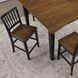 Joplin Black and Brown Counter Height Chair Set of 2
