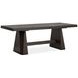 Tauren Coffee Bean 108" Extendable Rectangular Dining Table