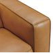 MS Rich Brown Caramel Leather Fresco Power Recliner with Power Headrest