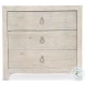 Avalon Whitewashed Oak Three Drawer Nightstand