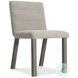 Monolith Beige Performance Fabric Side Chair Set of 2