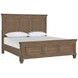 Mariana Mocha King Panel Bed