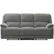 Hooper Alma Gray 85" Manual Reclining Sofa