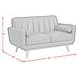 Fable Dark Gray 61" Loveseat