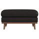 Fable Dark Gray Upholstered Rectangular Ottoman
