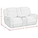 Viper Beige 75" Glider Reclining Loveseat with Console