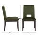 Evan Green Upholstered Side Chair Set of 2
