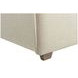 Zest Cream King Upholstered Flanged Panel Bed