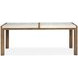 Foxrun Hollow Sierra Brown and White 80" Rectangular Dining Table