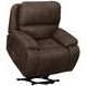 Brookings Brown Power Lift Recliner with Heat and Massage
