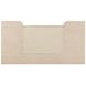 Marlowe Polished Limestone Leather 50" Executive Desk