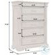 Madison Ridge Natural Bark 6 Drawer  Chest