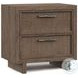 Casa Paros Playa 2 Drawer Nightstand with USB Charging