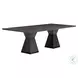 Nolan Black Wood 98" Dining Table