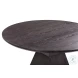 Nolan Black Wood 56" Round Dining Table