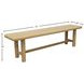 Hudson Light Oak Dining Bench
