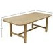 Hudson Light Oak 84" Rectangular Dining Table