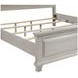 Silver Sands Gray King Upholstered Panel Bed