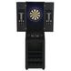 Cyclone Black Dartboard Cabinet with Speaker and LED