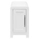 Haven White Rectangular Chairside Table