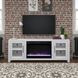 Haven White 65" TV Stand with Fireplace