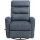 Takami Blue Swivel Recliner