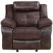 Pueblo Brown 91" Manual Reclining Living Room Set