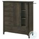 Hawthorne Burnished Clay 6 Drawer Gentlemans Chest